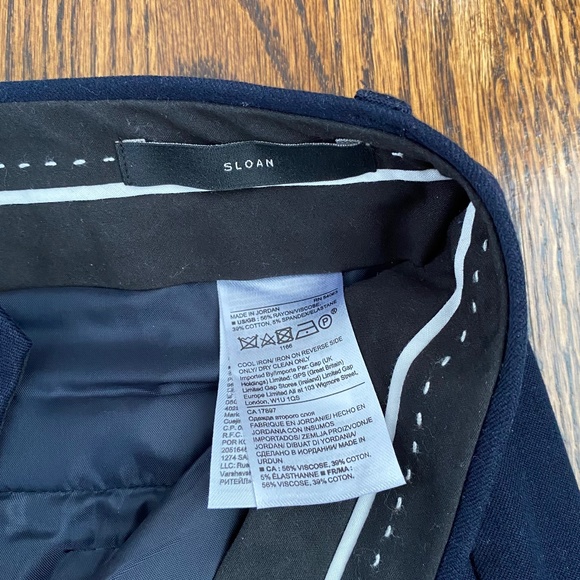 NWOT Banana Republic Sloan Pant - Navy Blue - Sz 0P* - Picture 10 of 12